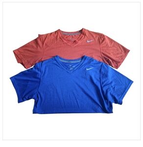 Nike Red and Blue Short Sleeve Tees